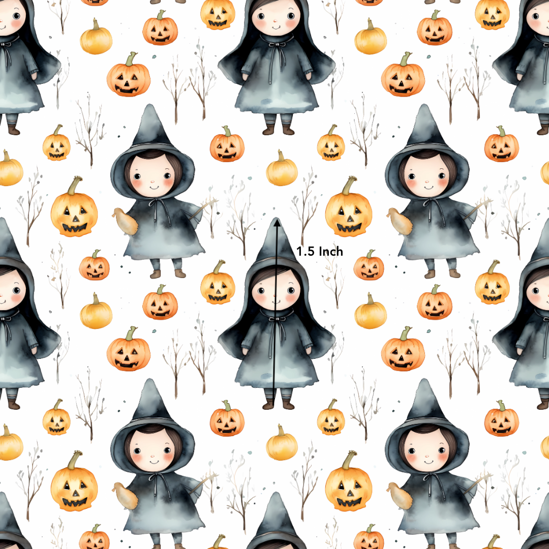 Witches & Pumpkins (June Pre-Order) - Fabric