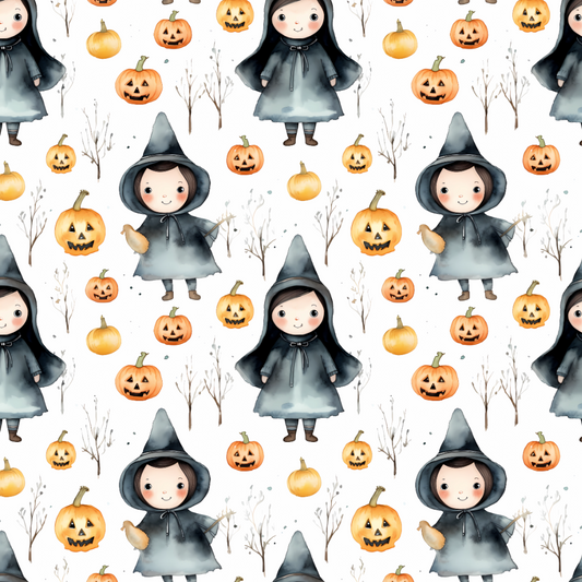 Witches & Pumpkins (June Pre-Order) - Fabric