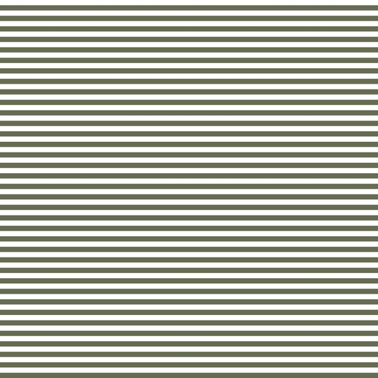 Forest Green Stripes (September Pre-Order) - Fabric