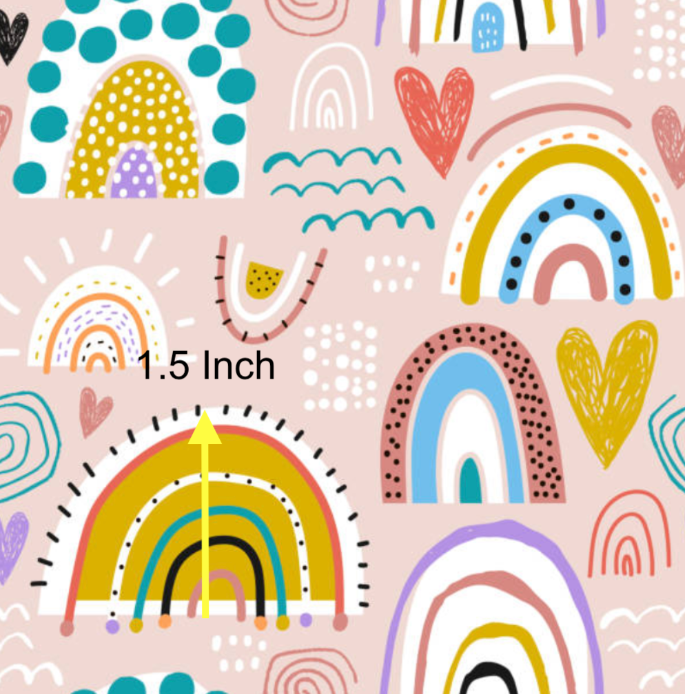 Quirky  Rainbow - 100% Cotton Woven Fabric