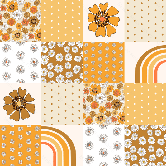 70S Quilt (August Pre-Order) Digital Fabric Preorder