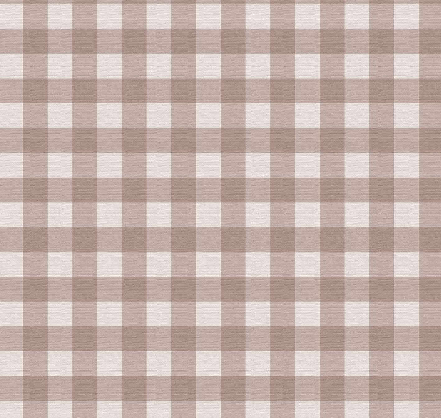 Boho Bear - Brown Gingham (September Pre-Order) - Fabric