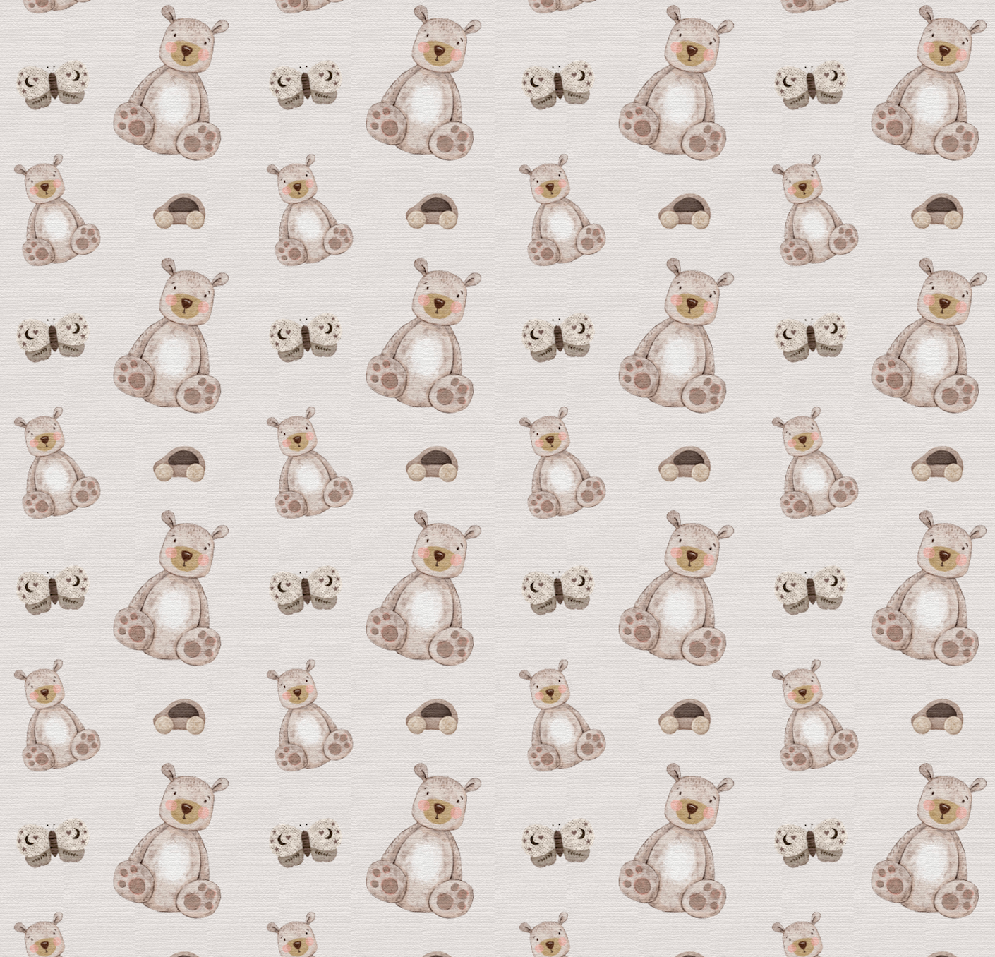 Boho Bear Brown (May Pre-Order) - Fabric