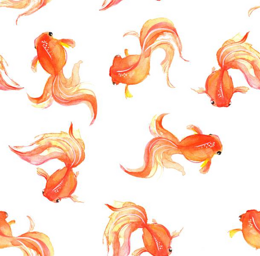 Goldfish- Rib Knit Fabric
