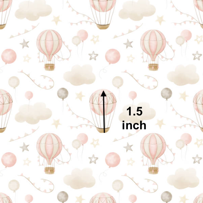 Hot Air Balloon’s Baby Pink (May Pre-Order) - Fabric