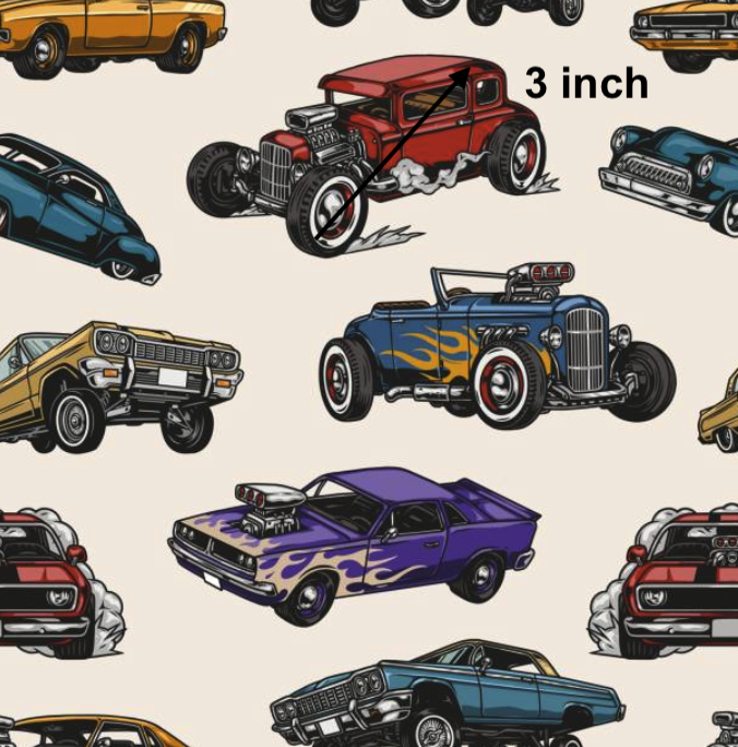 Hot Rods (September Pre-Order)- Fabric