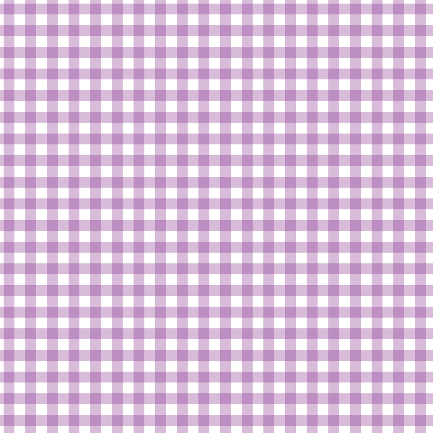 Gingham Lavender 1cm *Seconds* - 100% Cotton Woven Fabric