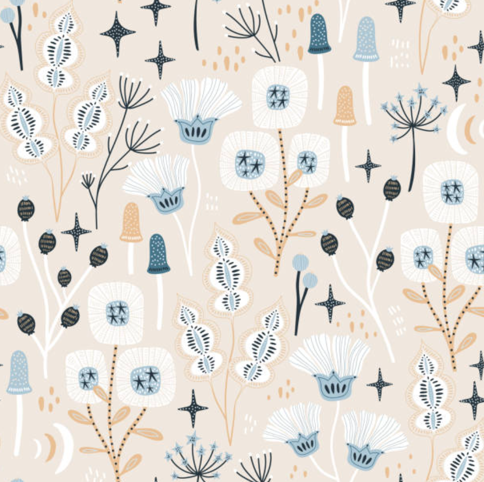 Layla Oatmeal - Cotton Woven Fabric