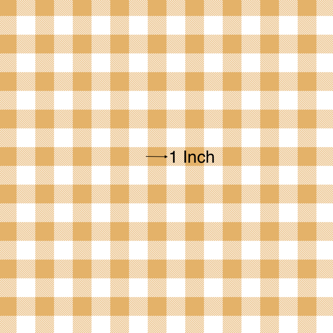 Gingham Oatmeal - Cotton Lycra Fabric