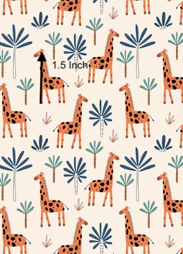 Tropical Giraffes (May Pre-Order) - Fabric