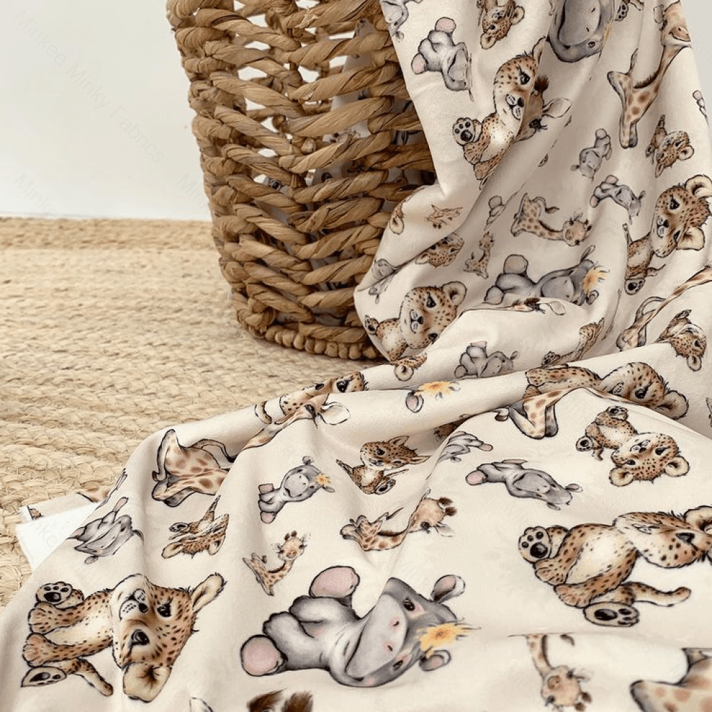 Baby African Animals (August Pre-Order) Digital Fabric Preorder