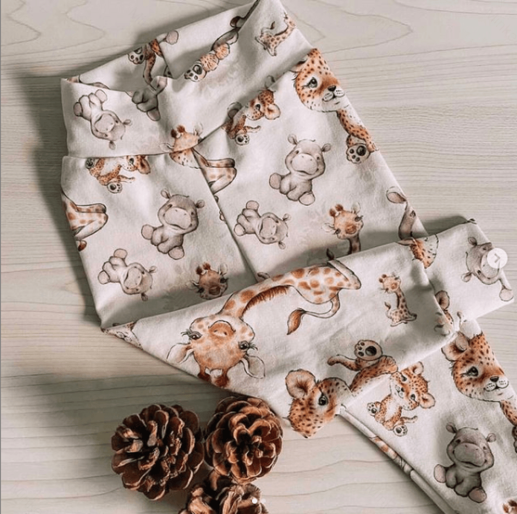 Baby African Animals (January Pre-Order) - Fabric Digital Preorder