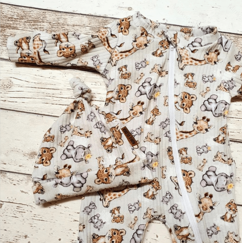 Baby African Animals (April Pre-Order) - Fabric Digital Preorder