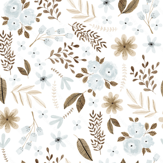 Blue Bloom (August Pre-Order) Digital Fabric Preorder