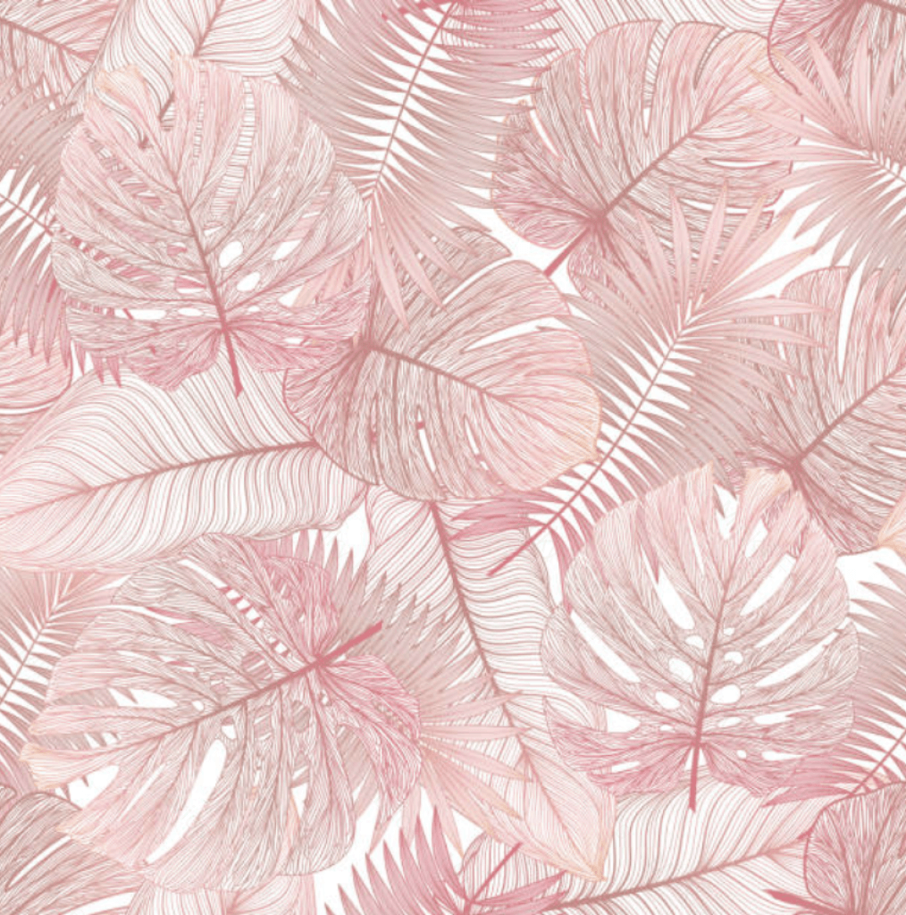 Blush Palm Pre-Order (7Th July) Select Fabric Base / Print Size Digital Preorder