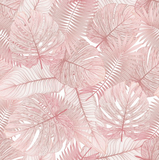 Blush Palm Pre-Order (7Th July) Select Fabric Base / Print Size Digital Preorder