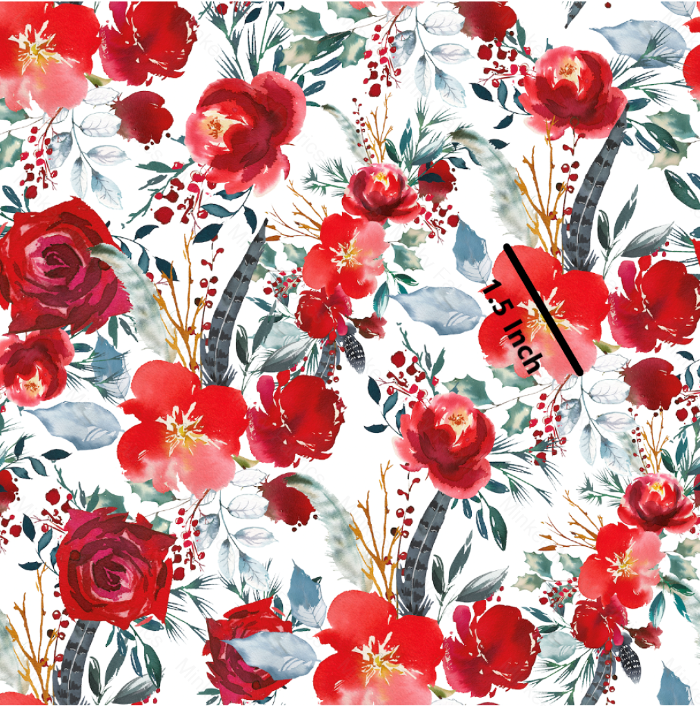 Boho Christmas Floral (August Pre-Order) Digital Fabric Preorder