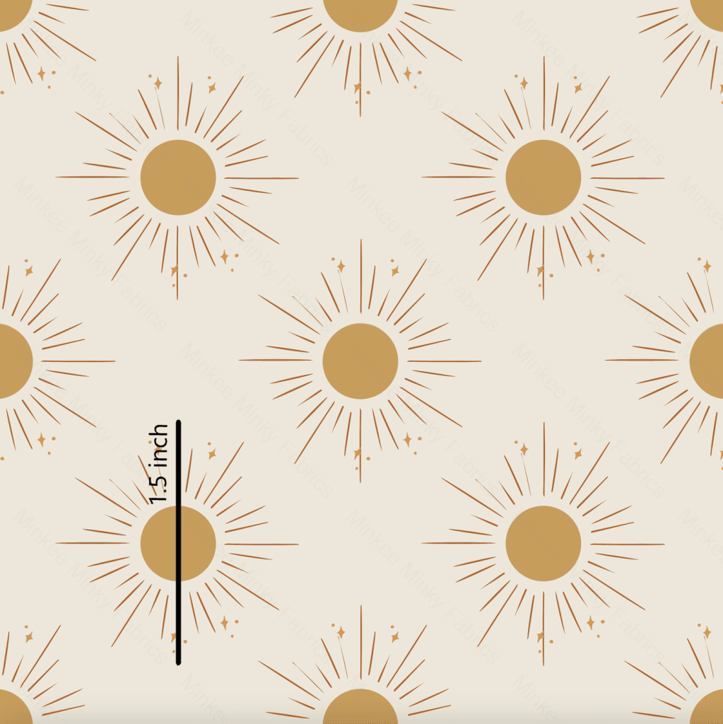 Boho Sun Gold (February Pre-Order) - Fabric Digital Preorder