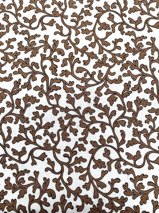 Branches - Remnant 30Cm 100% Light Weight Cotton Digital Fabric Retail