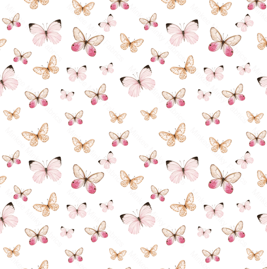Butterfly Pink - Fabric Digital Retail