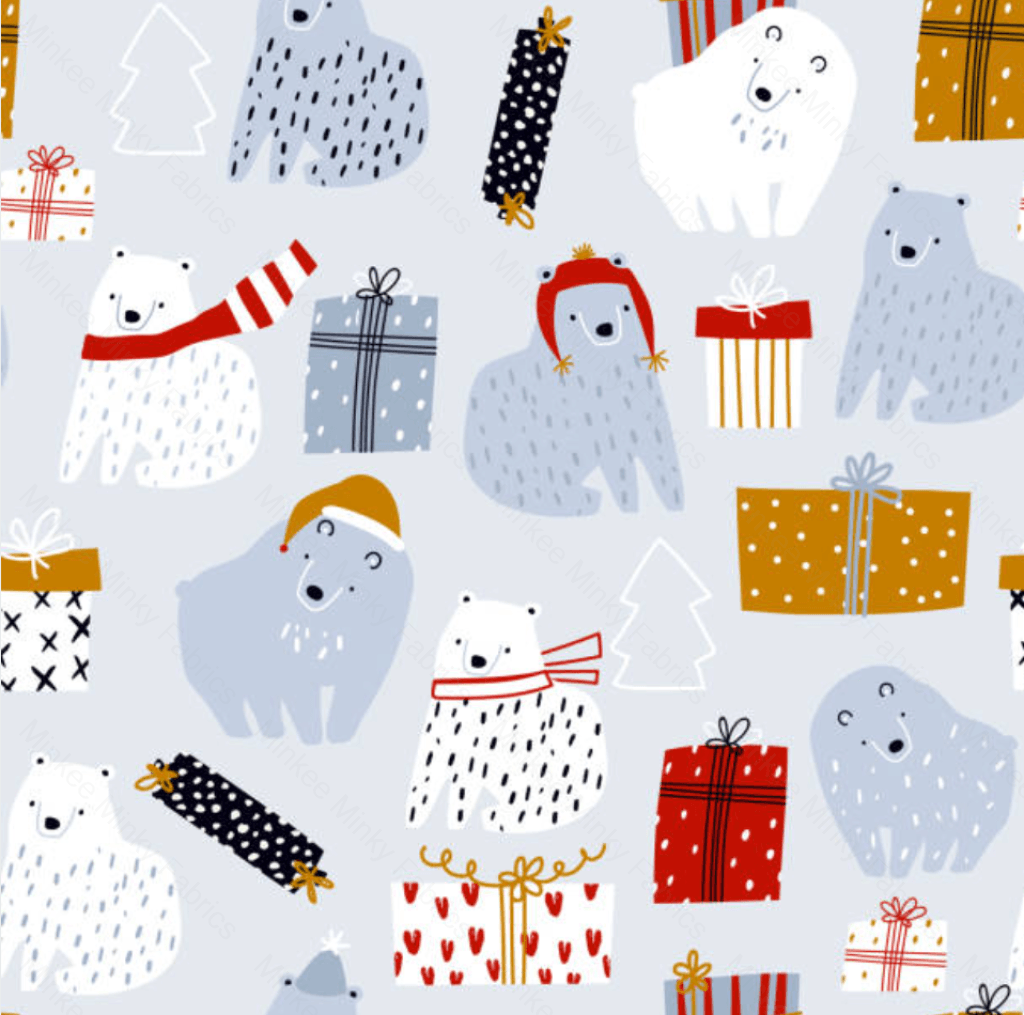 Christmas Bears (May Pre-Order) - Fabric Digital Preorder