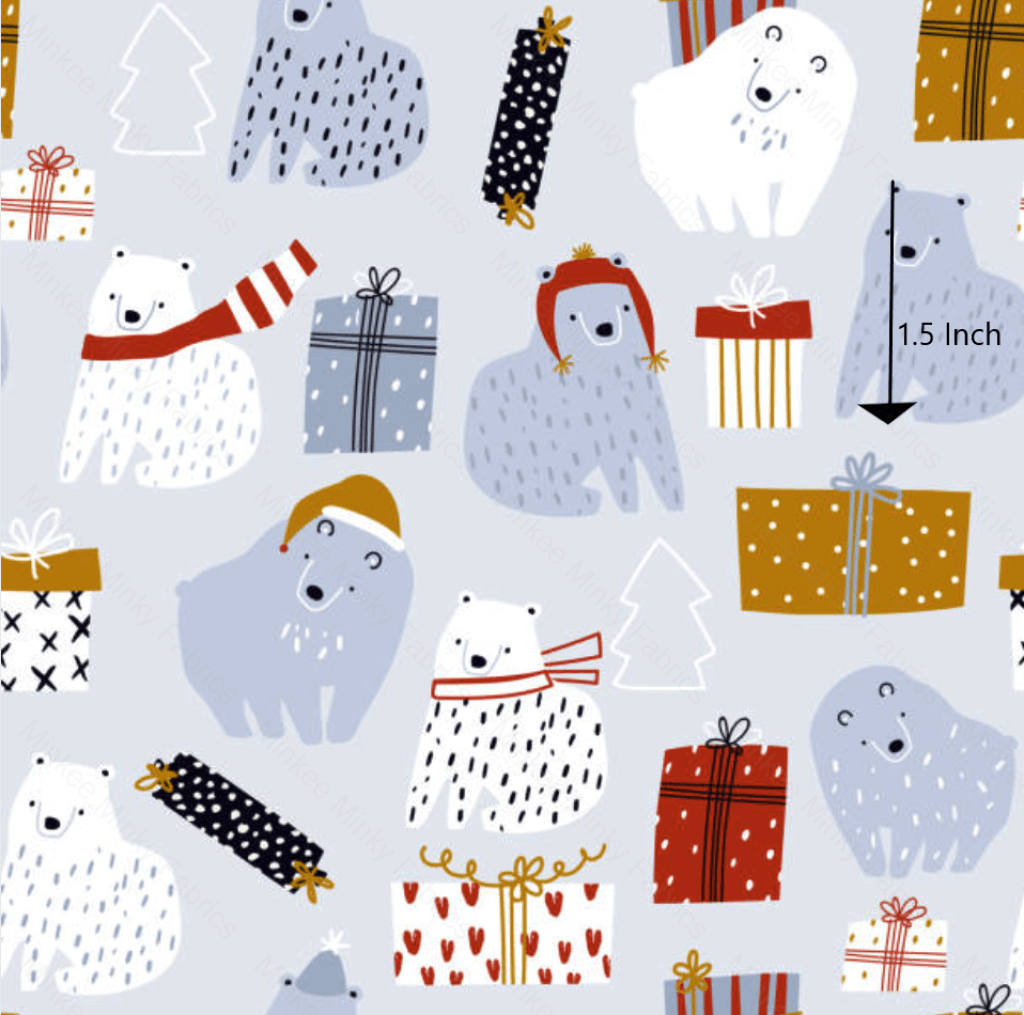 Christmas Bears (May Pre-Order) - Fabric Digital Preorder