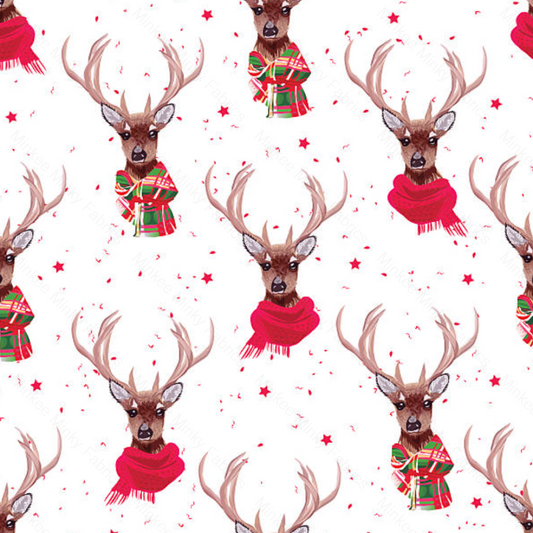 Christmas Reindeer (May Pre-Order) - Fabric Digital Preorder