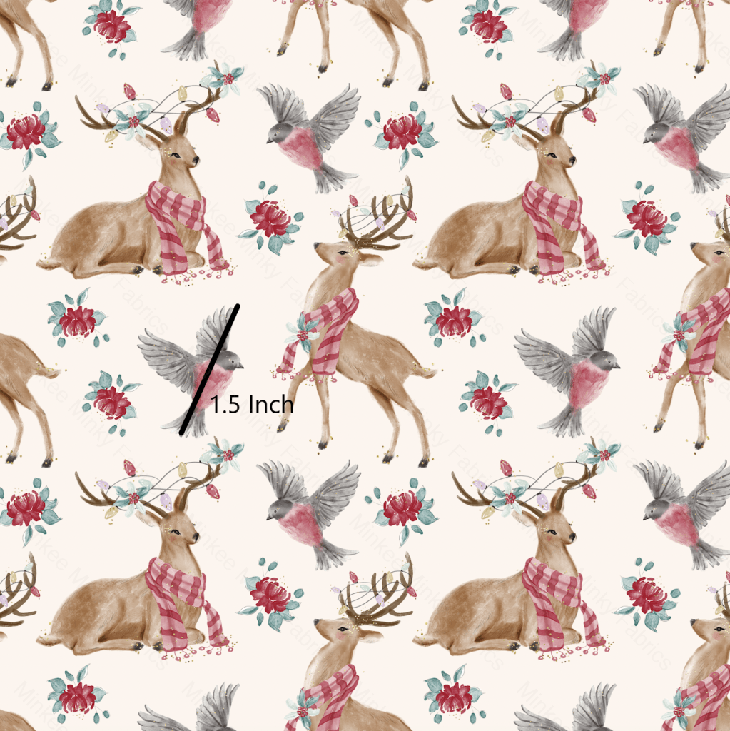 Christmas Wonder Deer (August Pre-Order) Digital Fabric Preorder