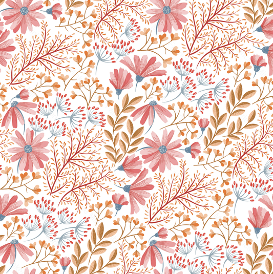 Coral Field (August Pre-Order) Digital Fabric Preorder