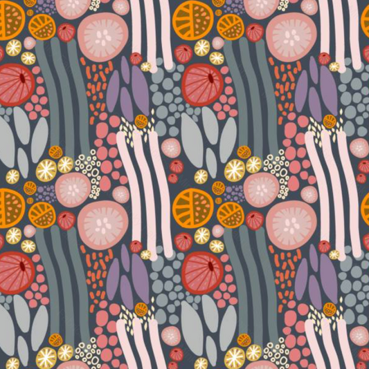 Cottage Pastel - 100% Cotton Canvas Fabric Digital Retail