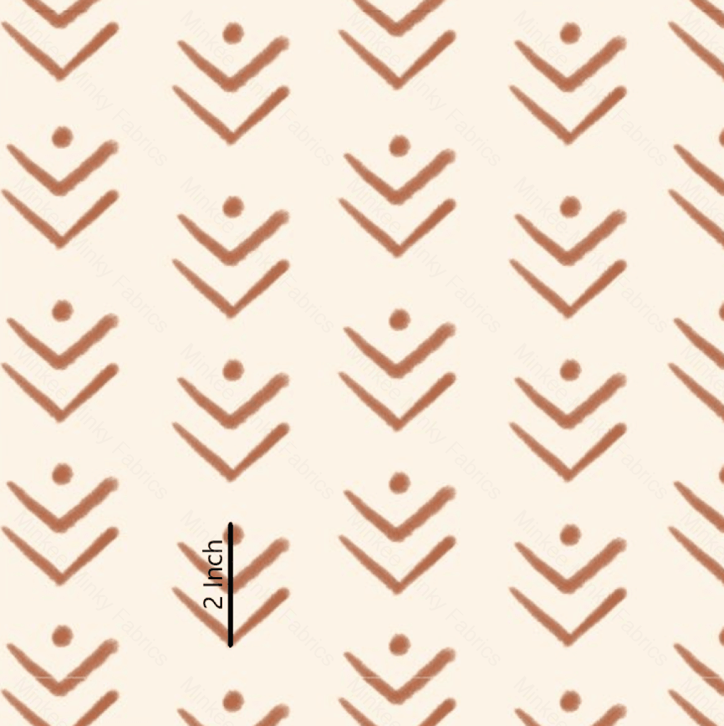 Desert Collection Chevron - Cotton Lycra Fabric 2 Inch Digital Retail