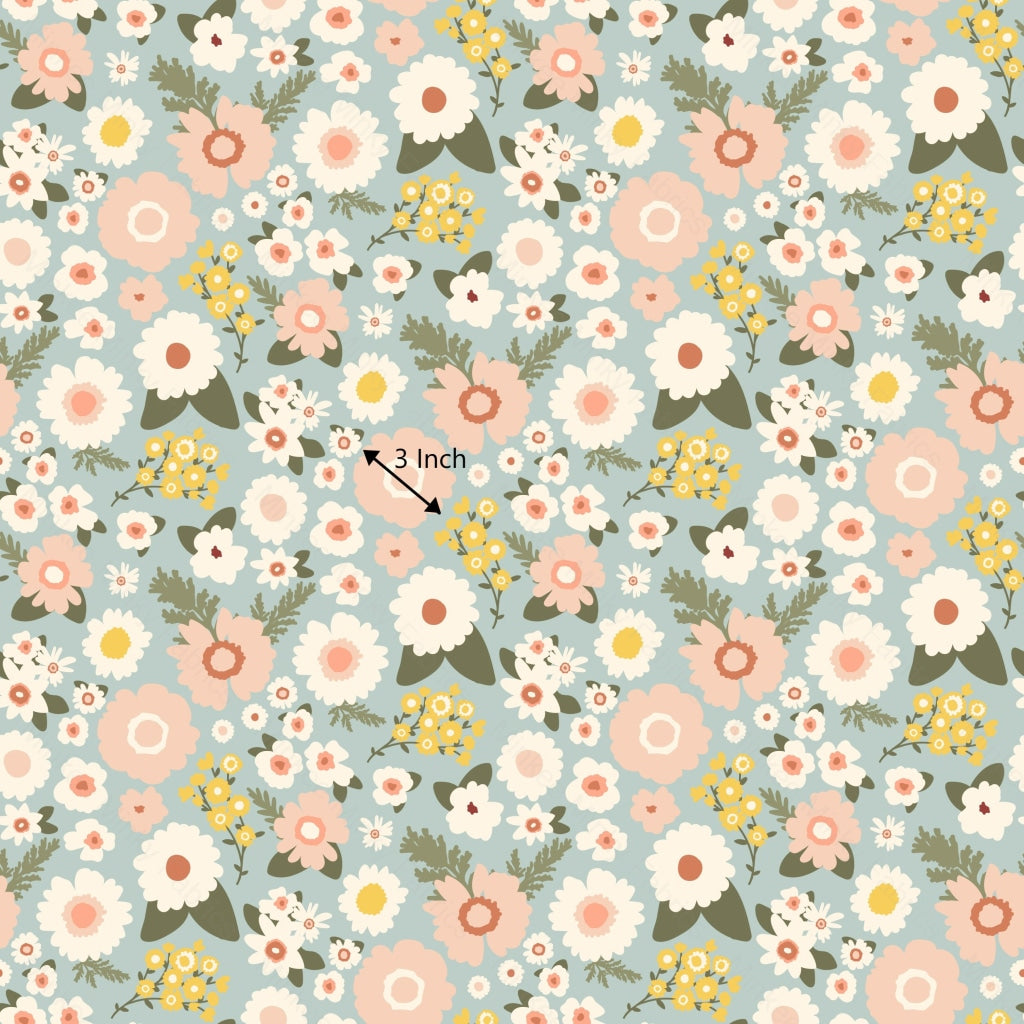 Ditsy Mixed Floral (August Pre-Order) Digital Fabric Preorder