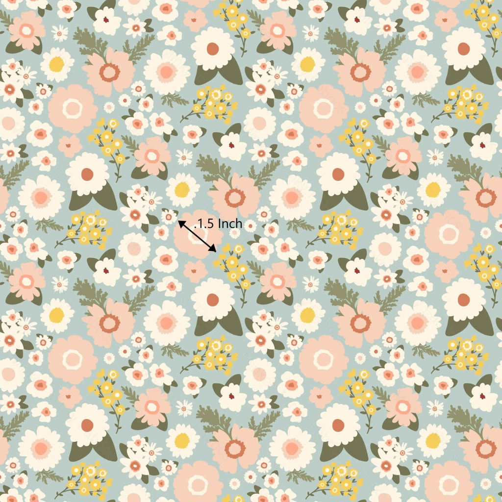 Ditsy Mixed Floral (August Pre-Order) Digital Fabric Preorder