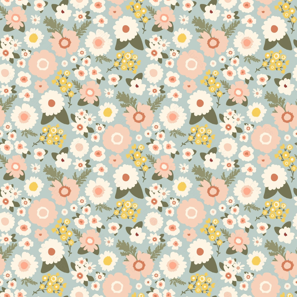 Ditsy Mixed Floral (August Pre-Order) Digital Fabric Preorder