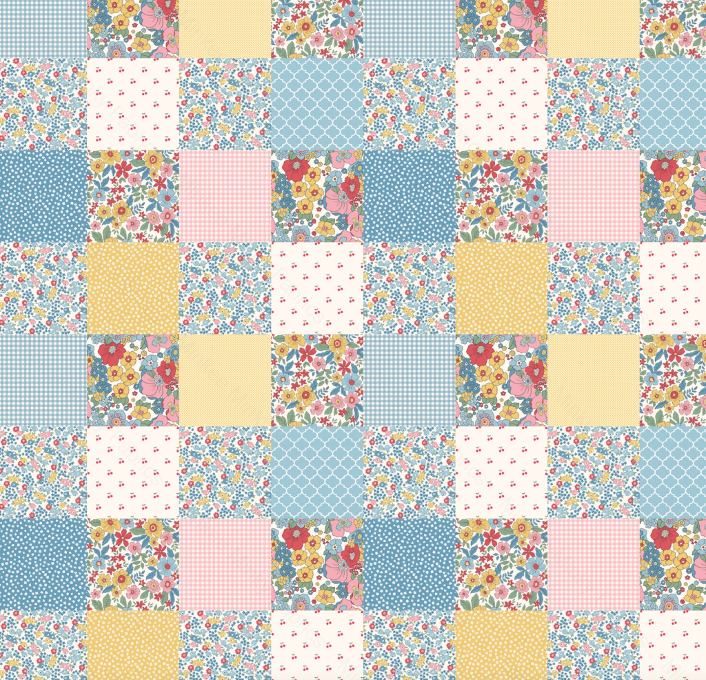 Ditsy Patchwork Quilt (August Pre-Order) - Fabric Digital Preorder