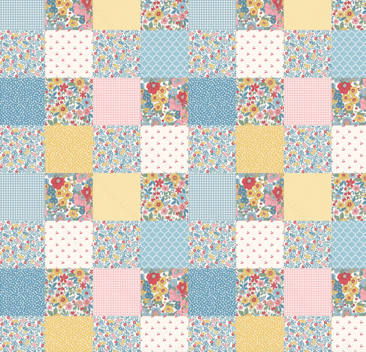 Ditsy Patchwork Quilt (August Pre-Order) - Fabric Digital Preorder