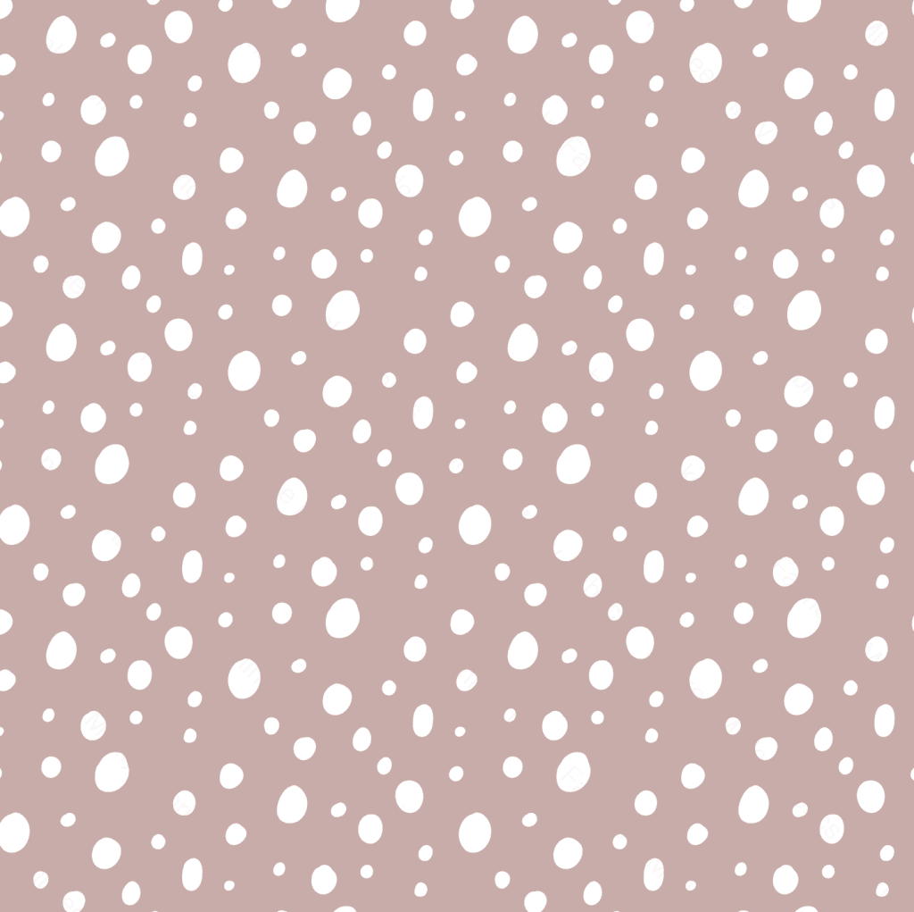 Dots White On Rose Dust (January Pre-Order) - Fabric Digital Preorder