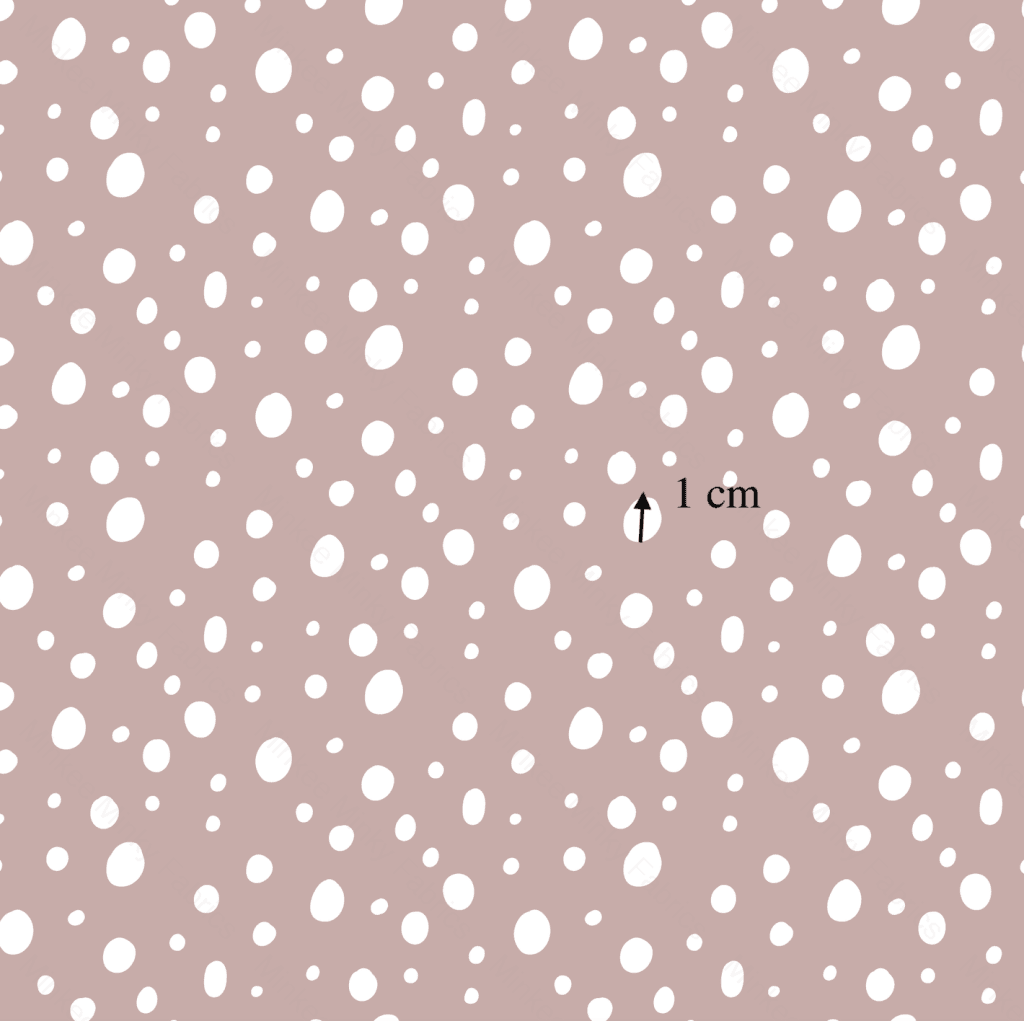 Dots White On Rose Dust (January Pre-Order) - Fabric Digital Preorder