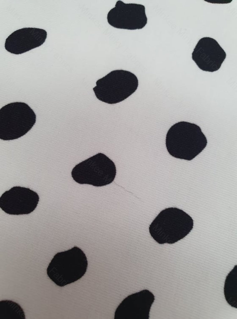 Dotty Days - Cotton Lycra / 1.5 Inch *seconds* Fabric Seconds