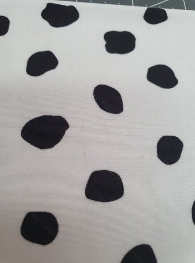 Dotty Days - Cotton Lycra / 1.5 Inch *seconds* Fabric Seconds