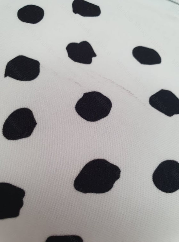 Dotty Days - Cotton Lycra / 1.5 Inch *seconds* Fabric Seconds