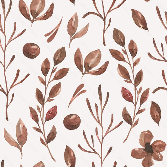 Earthy Autumn Leaves (August Pre-Order) Digital Fabric Preorder