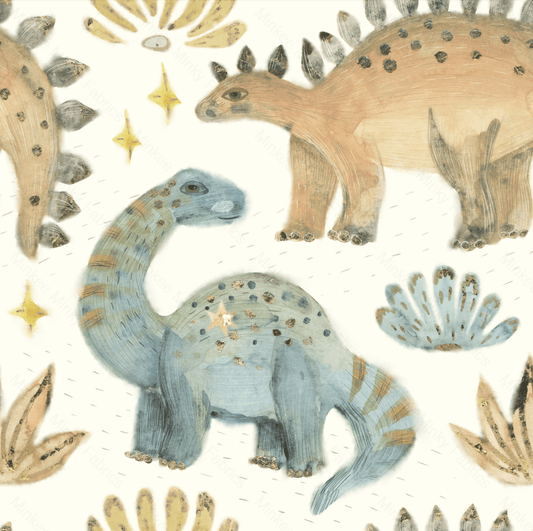 Earthy Dinosaur (August Pre-Order) Digital Fabric Preorder