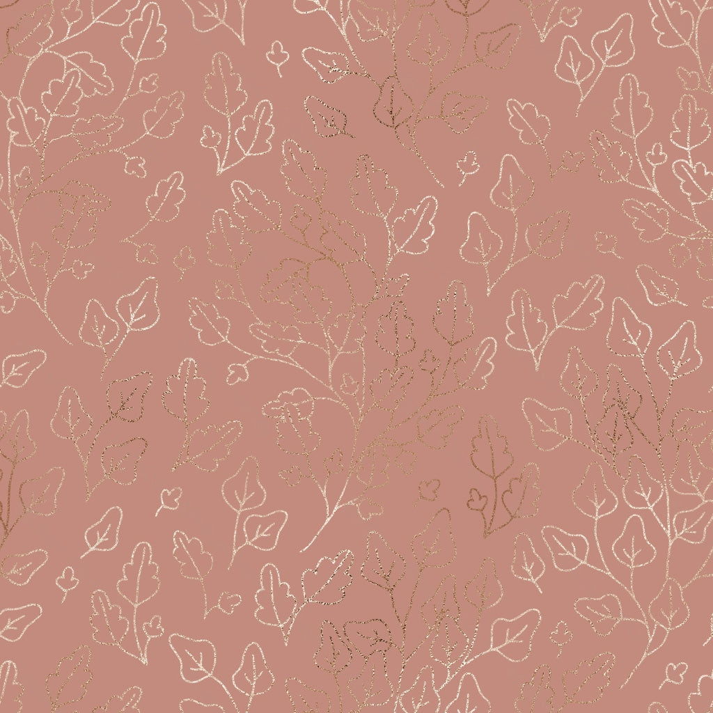 Earthy Gold Floral (August Pre-Order) Digital Fabric Preorder