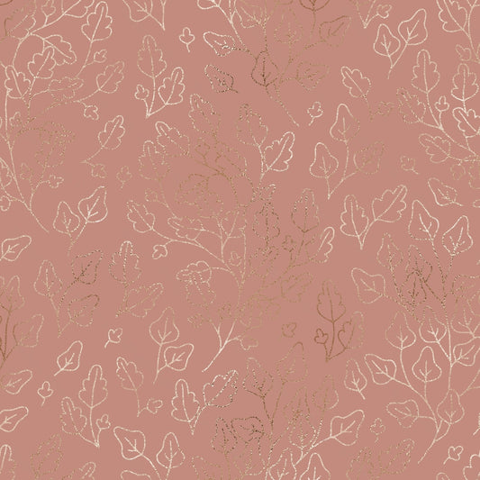 Earthy Gold Floral (August Pre-Order) Digital Fabric Preorder