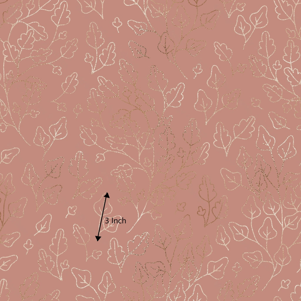 Earthy Gold Floral (August Pre-Order) Digital Fabric Preorder