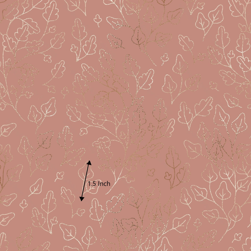 Earthy Gold Floral (August Pre-Order) Digital Fabric Preorder