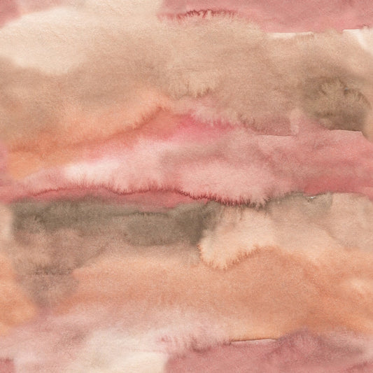 Earthy Watercolour Blush (August Pre-Order) Digital Fabric Preorder