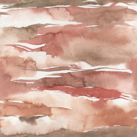 Earthy Watercolour Taupe - 100% Cotton Canvas Fabric Digital Retail
