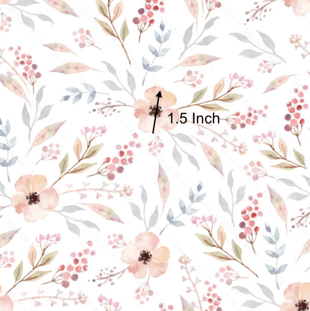 Everly Pre-Order (7Th July) Cotton Sateen / 1.5 Inches Digital Fabric Preorder